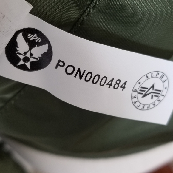 Alpha Industries MA-1 Reversible Bomber Jacket, Women's Size Large - Picture 6 of 9